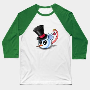 Frustus The Snow Mouse Baseball T-Shirt